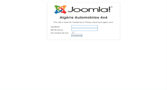 Desktop Screenshot of algerie4x4.com